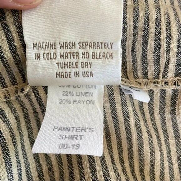 Mill Valley Longline Lagenlook Painter's Shirt L - Picture 11 of 14